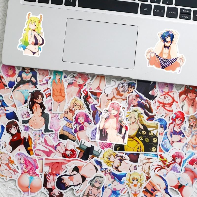 Bộ 50 Miếng Dán Hình Anime Dùng Làm Phần Thưởng Cho Bé Gái