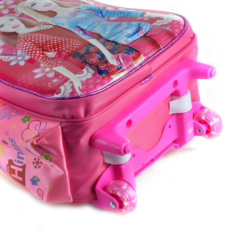 Balo cần kéo đi học tháo ráp được cho bé gái tiểu học cấp 1 hình Kitty - Hintas