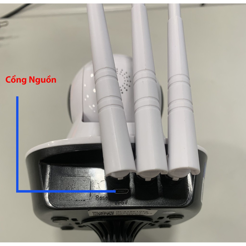 Camera Yoosee trong nhà có màu, xoay 360 độ, Full HD 1080P - Camera 3 râu kèm thẻ nhớ yoosee 32GB | BH 6 Tháng | BigBuy360 - bigbuy360.vn