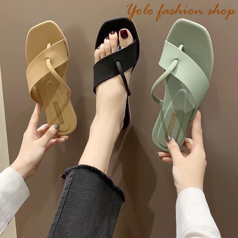 HÌnh thật_CS9_Dép sandal nữ thời trang xỏ ngón siêu mềm êm chân