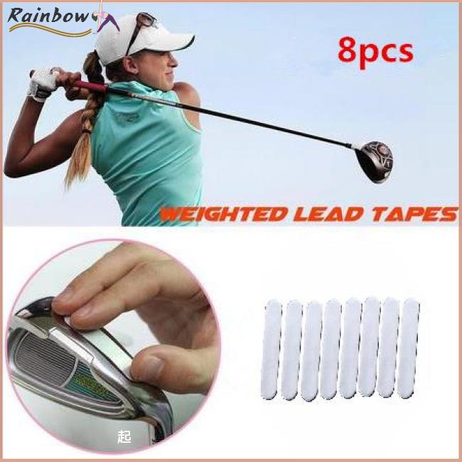 Bộ 8 Dây Chì Dán Đầu Gậy Đánh Golf / Tennis Chuyên Dụng