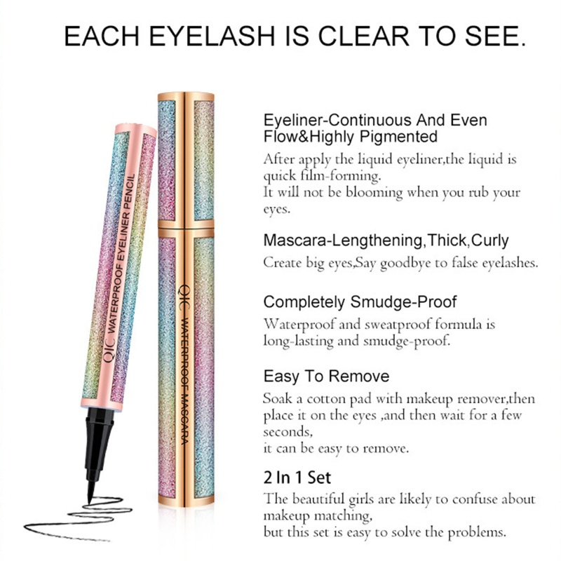 Mascara 4D Làm Dày Và Dài Mi Chống Thấm Nước Thương Hiệu brroa