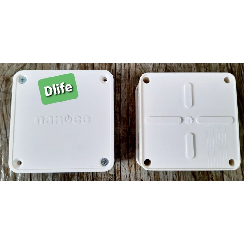 Hộp vuông đi camera, hộp nối dây, trạm vuông Nanoco dày xịn & Tiến phát
