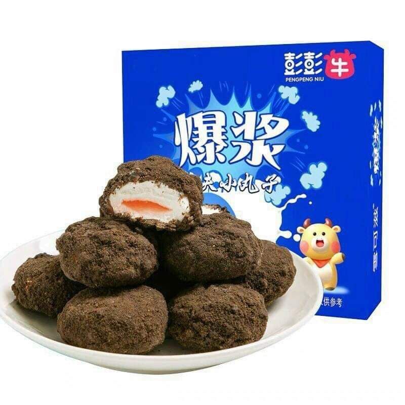 KẸO BÔNG PHỦ OREO DÂU TAN CHẢY