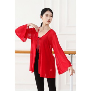 Áo múa cổ trang buộc dây