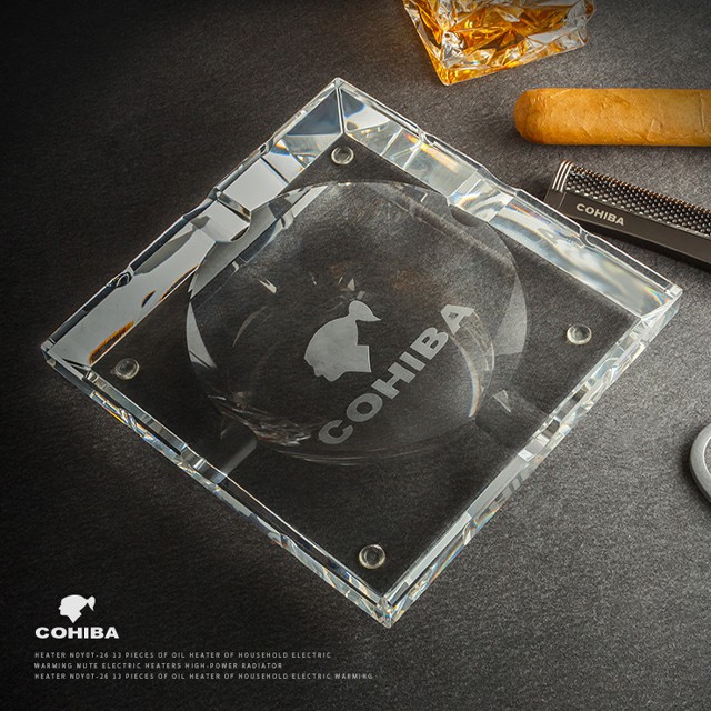 Gạt Tàn Thủy Tinh 4 Điếu Cohiba SL-600 Cao Cấp