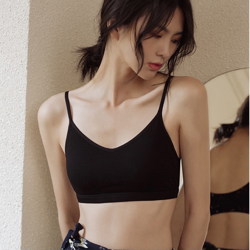 Áo Lót Bra Mút liền Nâng Ngực, Vải Cotton Mịn Cao cấp