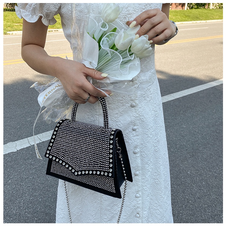 Túi Đeo Vai Đính Đá Đơn Giản Thời Trang Mùa Hè 2022 Cho Bạn Gái