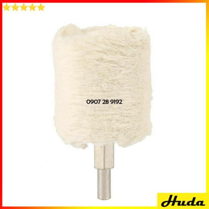 Chổi đánh bóng kim loại ⚡️FREESHIP⚡️ Đầu vải đánh bóng kim loại inox gắn máy khoan