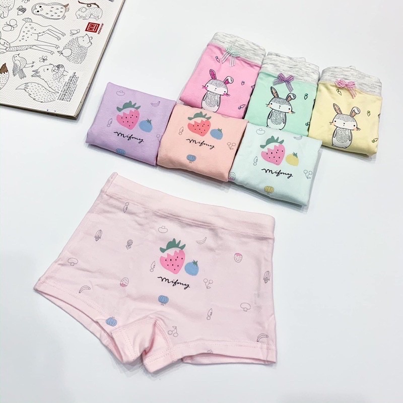 Sét 3 Chiếc Quần Chip Đùi Cao Cấp❤️Quần chip Bé gái chất cotton mềm đẹp có giãn tốt