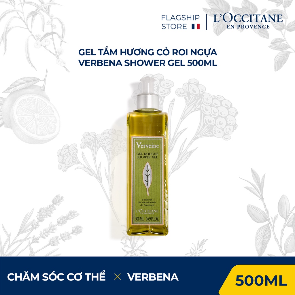 Gel tắm hương Cỏ Roi Ngựa L'Occitane Verbena Shower Gel 500ml