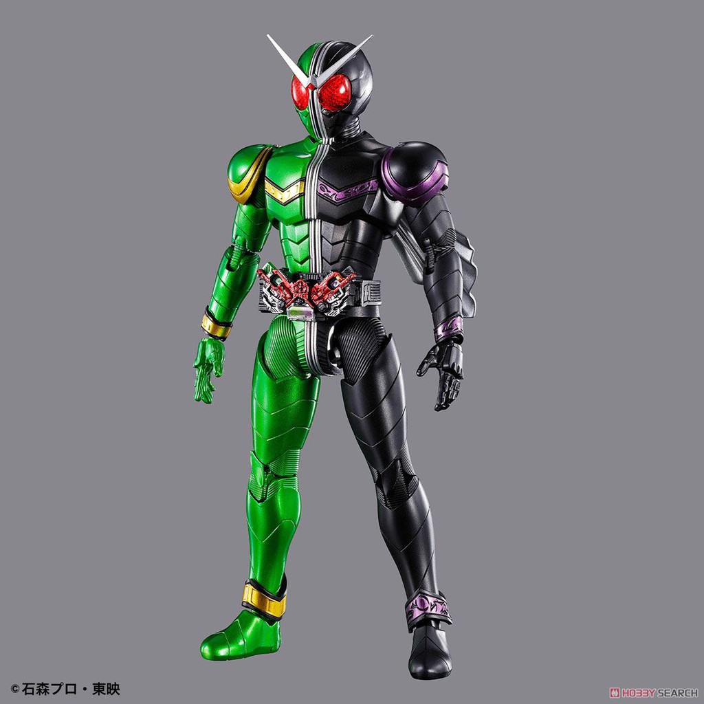 Mô Hình Lắp Ráp Figure-rise Standard Kamen Rider Double Cyclone Joker (tặng kèm base)