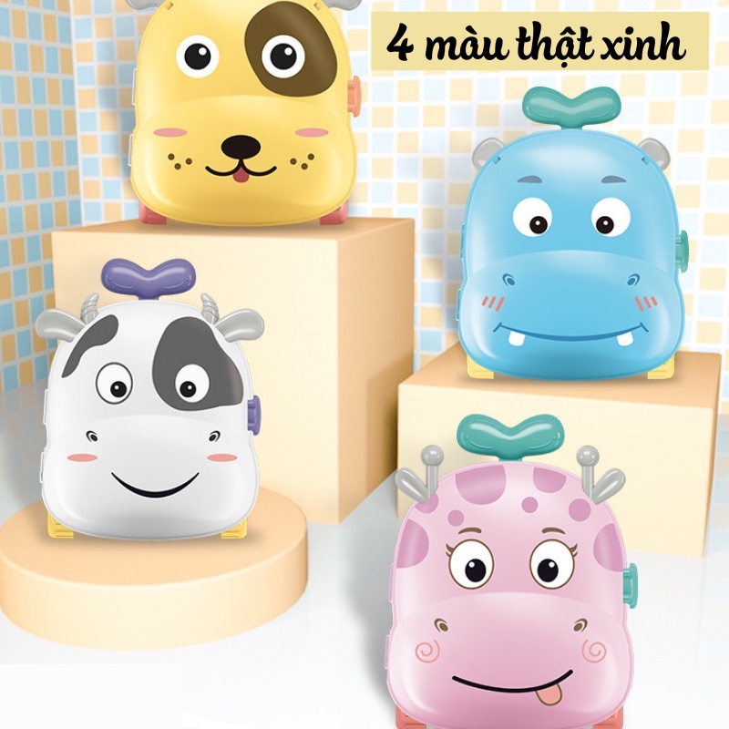 Đồ chơi bãi biển vali xúc cát đi biển dành cho các bé nhiều chi tiết, vali kéo du lịch cho bé - DNHTOYS
