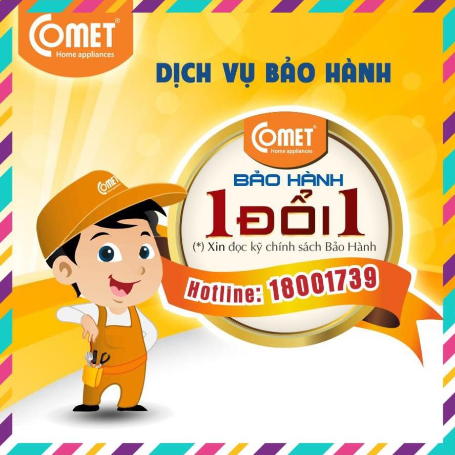 Nồi Cơm Điện Tử Comet 1.8L CM8088 - Lòng Niêu Chống Dính - Hàng Chính Hãng (Bảo Hành 12 Tháng)