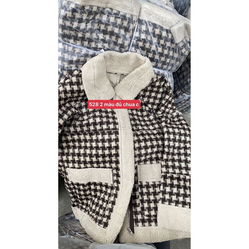 Áo Khoác Dạ Lót Lông Cừu Hàng Quảng Châu M528-Teen 888