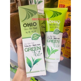 Sữa rửa mặt ohio trắng da ngừa mụn trà xanh