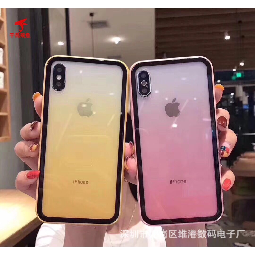 Ốp Điện Thoại Màu Gradient Cho Iphone 7 Iphone 8 Xr Xsmax | BigBuy360 - bigbuy360.vn