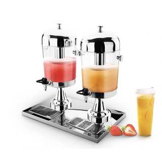 Bình đựng nước ép trái cây 2 vòi, bình hoa quả 16L