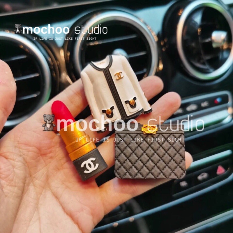 Nước Hoa Oto Cài Cửa Gió Xe Hơi Chanl Sang Chảnh Phụ Kiện Trang Trí Oto Cao Cấp