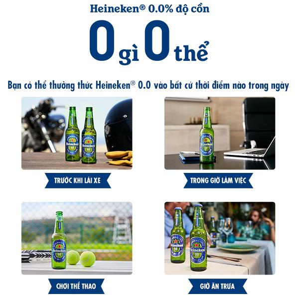 Lốc 6 lon Heineken 0.0 (330ml/lon)