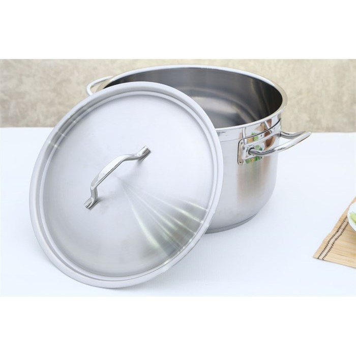 Nồi luộc gà inox 3 đáy inox 430 FiveStar Standard nắp inox