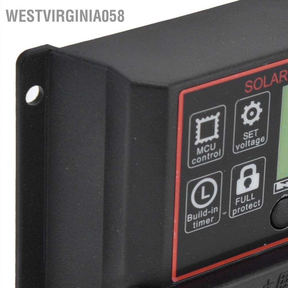 Westvirginia058 Bộ điều khiển sạc thông minh Bảng pin năng lượng mặt trời USB kép Thiết bị PWM 12 / 24V