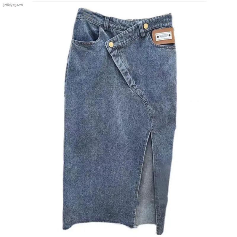 Chân Váy Jeans Chữ A Lưng Cao Thời Trang Cho Nữ | BigBuy360 - bigbuy360.vn