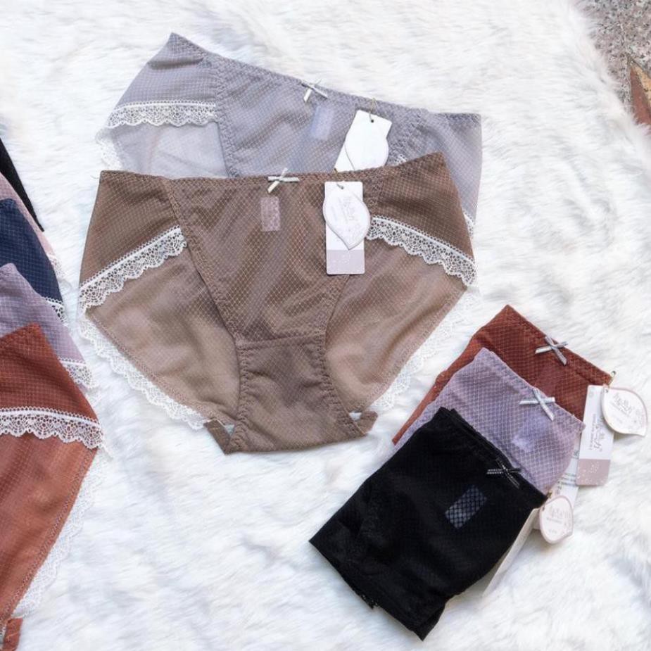 Quần lót pha ren hoa nữ đẹp thông hơi siêu mỏng, quần lót organic sexy xịn chính hãng QL2 nb1 mh1 | BigBuy360 - bigbuy360.vn