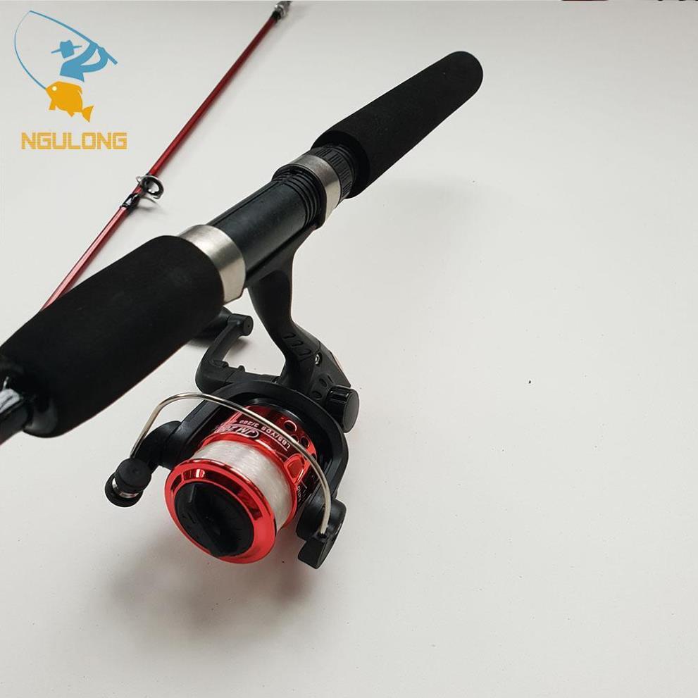 🐋 Bộ Cần Câu Shimano 2 Khúc Đặc + Máy + dây câu, kèm phụ kiện như ảnh chỉ việc đi câu 🐋