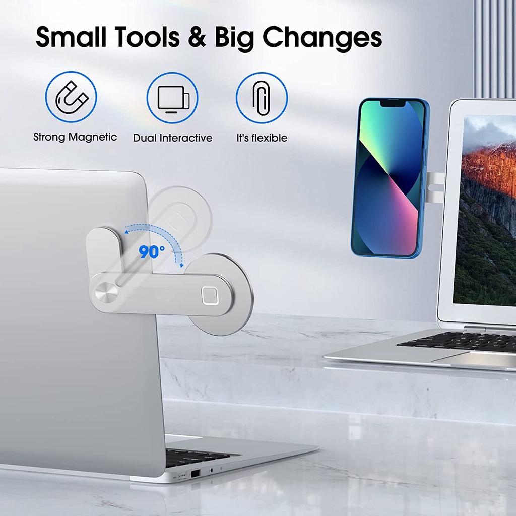 Giá Đỡ Mở Rộng Màn Hình Laptop / Máy Tính Hấp Thụ Lực Kép Có Thể Điều Chỉnh Cho Ipad iPhone Xiaomi