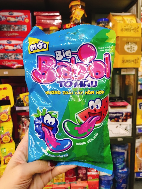 KẸO CAO SU BIG BABOL HƯƠNG TRÁI CÂY GÓI 50 VIÊN