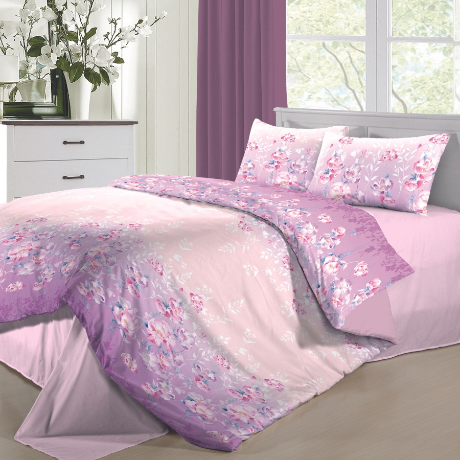 Bộ ga áo gối Micro Satin NV Urban Petals 1m2x2m 1m4x2m 1m6x2m +20cm