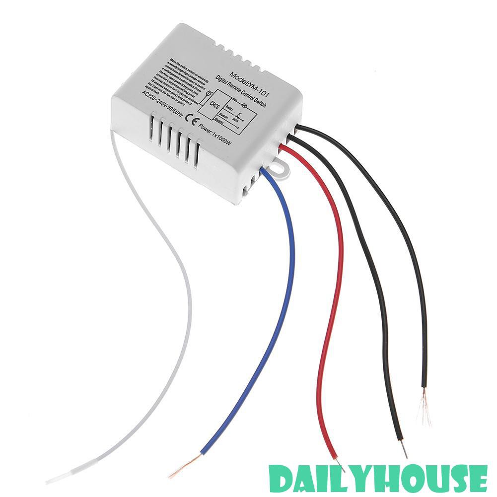 CHANNEL Công Tắc Điều Khiển Đèn Từ Xa Không Dây 1 Kênh On / Off 220v Cho Đèn