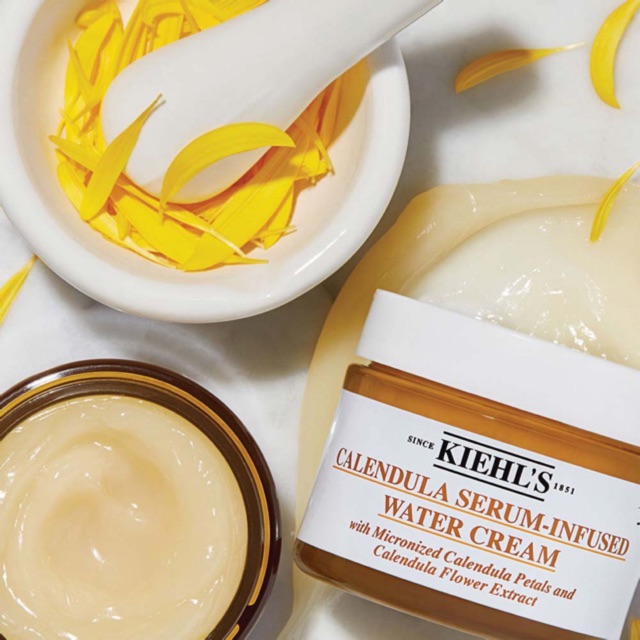 Kem dưỡng hoa cúc Kiehls Calendular Serum-Infused Water Cream
