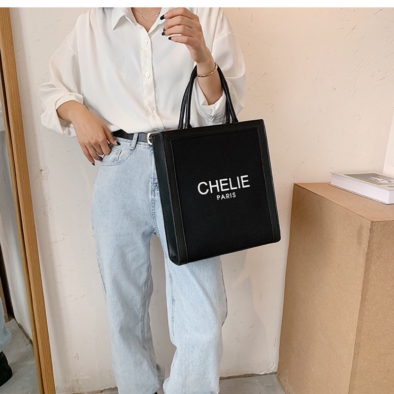 TÚI TOTE HÌNH CHỮ NHẬT ĐỨNG SIZE ĐẠI