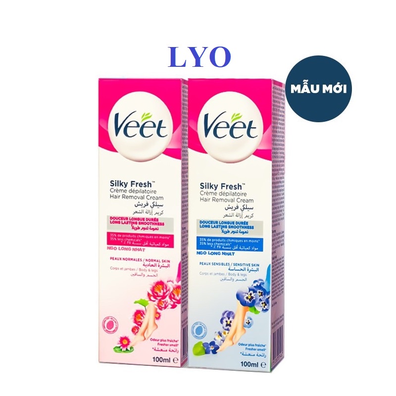 KEM TẨY LÔNG VEET PHÁP 100ML AN TOÀN HIỆU QUẢ.