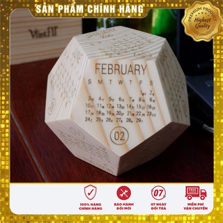 Lịch gỗ bản tiếng Anh 2022 - Hàng xuất khẩu