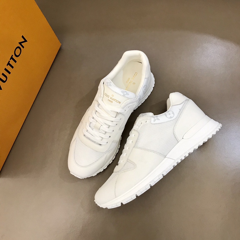 Giày Sneakers da thật cao cấp Luois Vuitton LV mang phong cách thể thao, cá tính