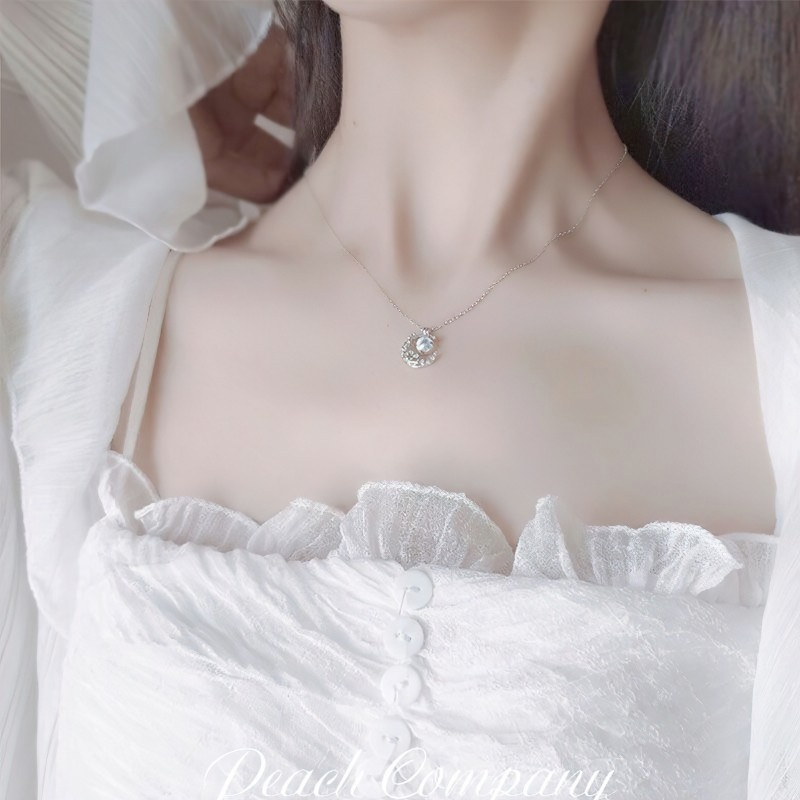 Vòng cổ mặt hình mặt trăng/ ngôi sao thời trang cho nữ