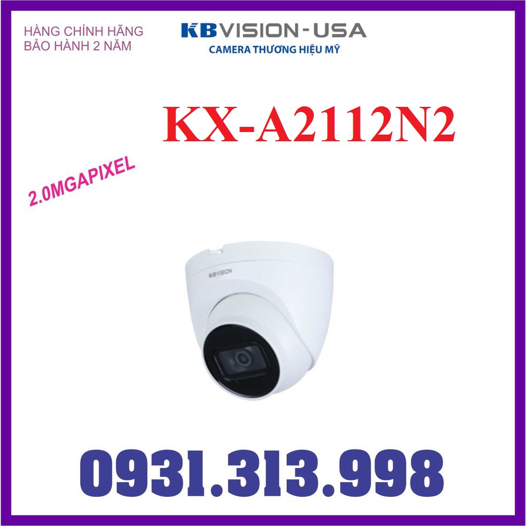 CAMERA IP KX-A2112N2 2.0 MEGAPIXEL KBVISION