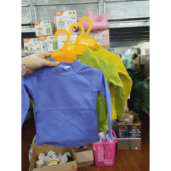 Áo cổ 3 phân cho bé trai/bé gái
