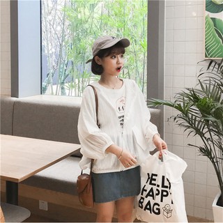 (Hàng có sẵn) Áo khoác đi biển phong cách Hàn Quốc