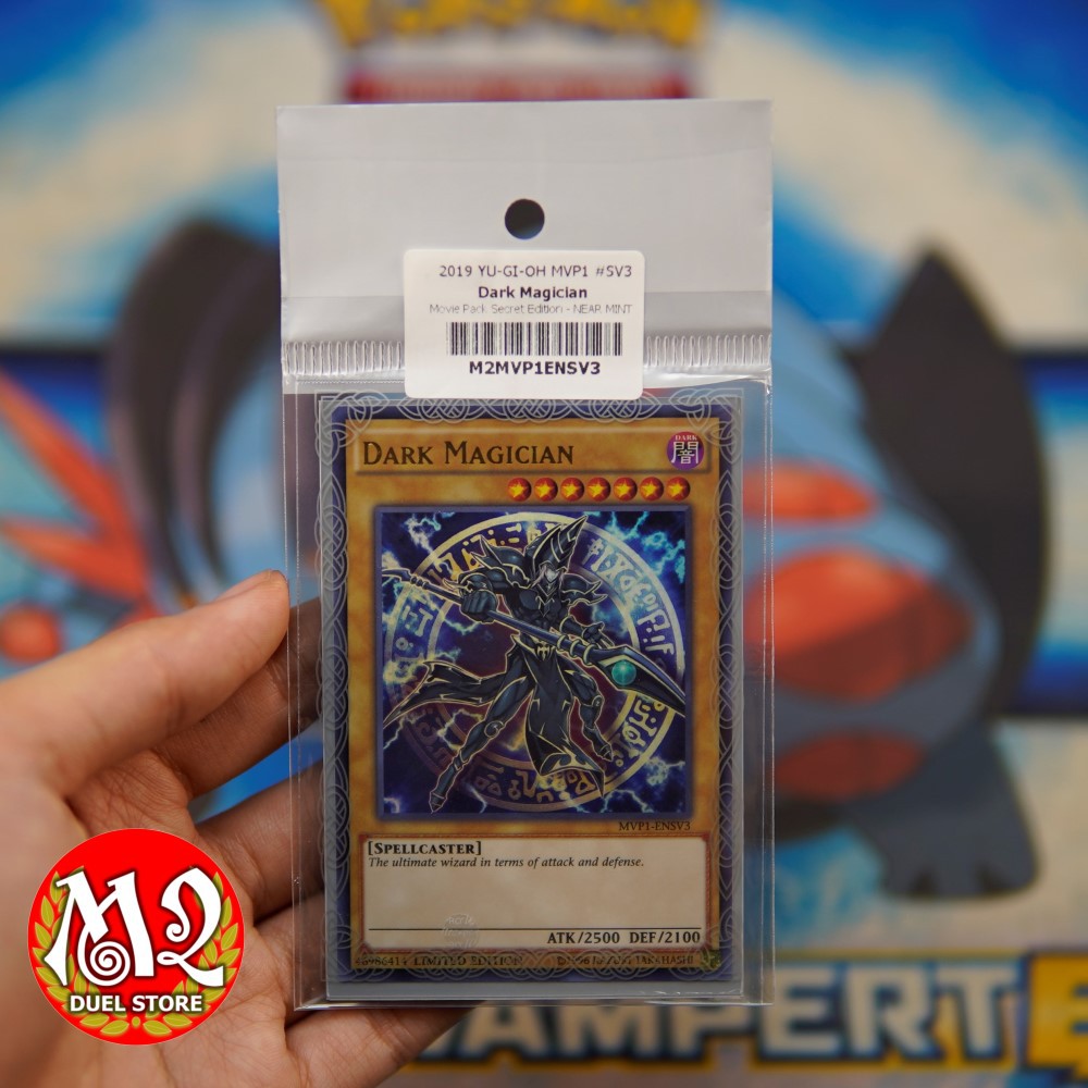 Lá bài Yugioh MVP1-ENSV3 Dark Magician - Ultra Rare - bảo quản theo tiêu chuẩn M2SCCQ-LITE