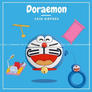 Airpods Case ⚡ Freeship ⚡ DORAEMON ⚡ Case Tai Nghe Không Dây Airpods 1/ 2/ i12
