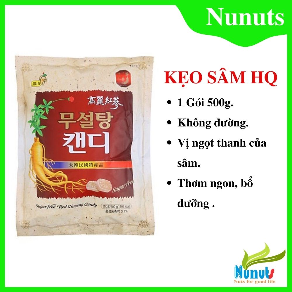 Kẹo sâm Hàn Quốc giá sỉ từ Nutsfarm, hàng nhập chính ngạch.