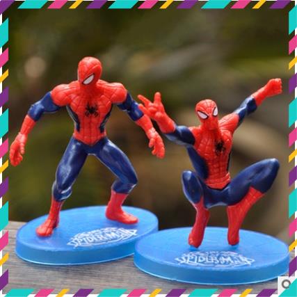 Mô hình người nhện Spider Men trong Avengers trọn bộ 7 tư thế (ngẫu nhiên 1 sản phẩm).