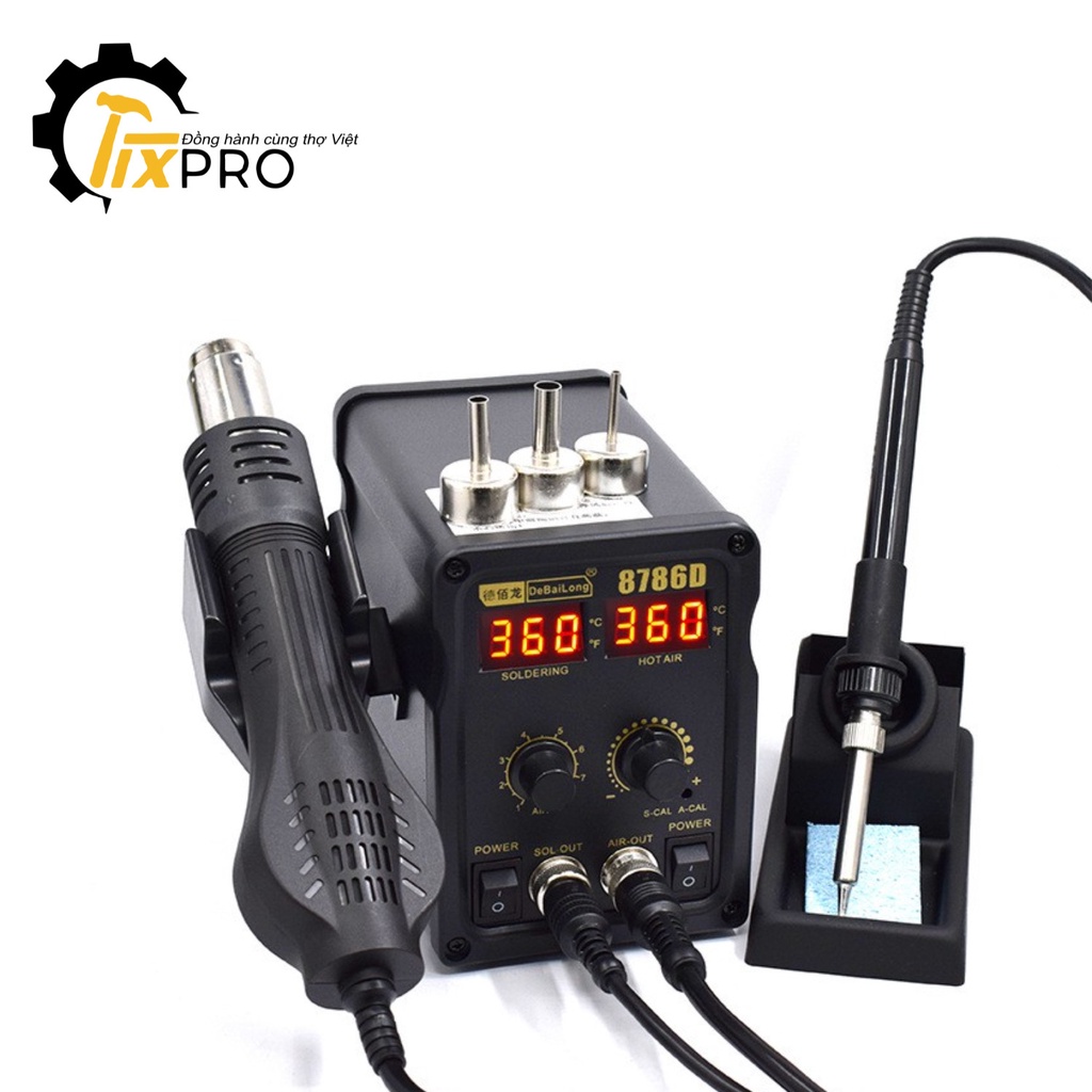 Trạm Khò Hàn 8786D De BaiLong Cao Cấp +