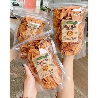 Chuối móc sấy Đà lạt loại không đường, không phụ gia túi 500gram
