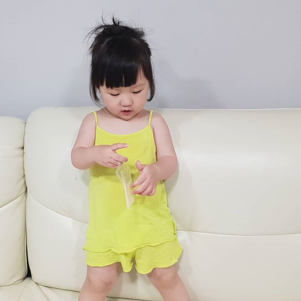 [XẢ KHO] Bộ 2 Dây Bé Gái Quần Đùi - Quần Áo Trẻ Em Minky Mom