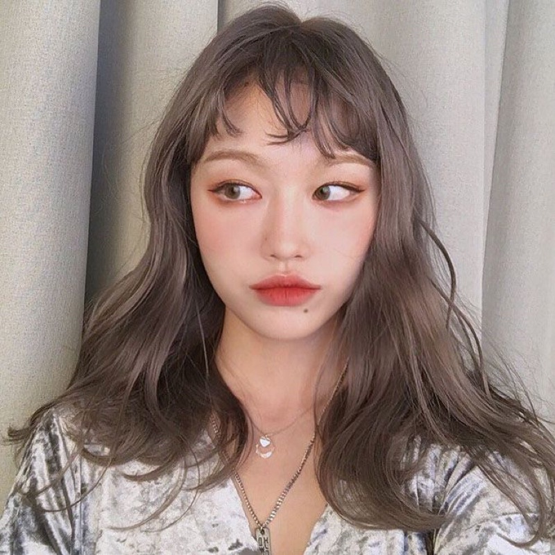 Thuốc nhuộm tóc NÂU SỮA | Tặng Oxy, vitaminE, bao tay, mũ trùm